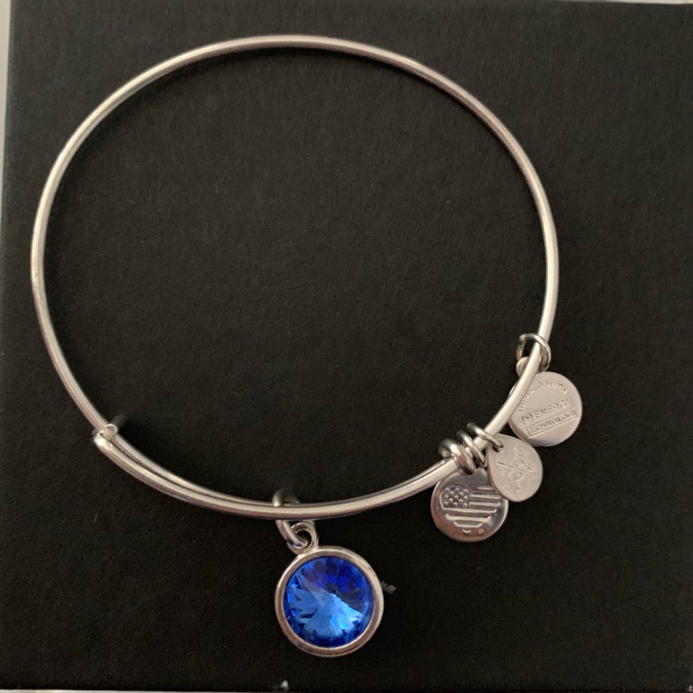 Alex & Ani September Birthstone Bangle